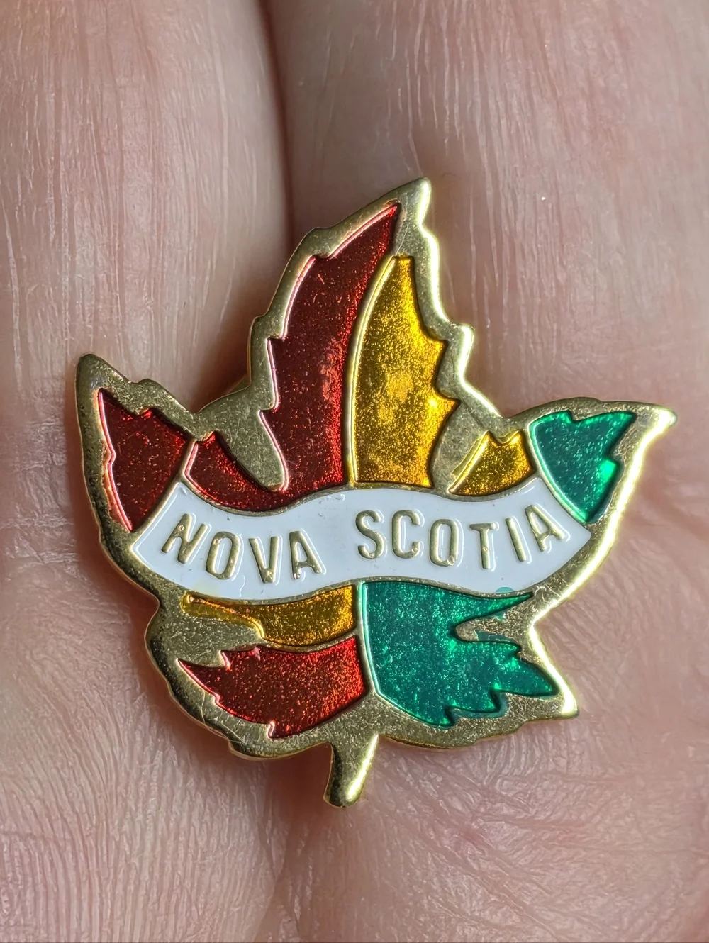 Trio of Nova Scotia, Canada Souvenir Lapel Pins